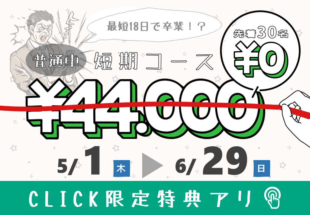 数量限定キャンペーン！